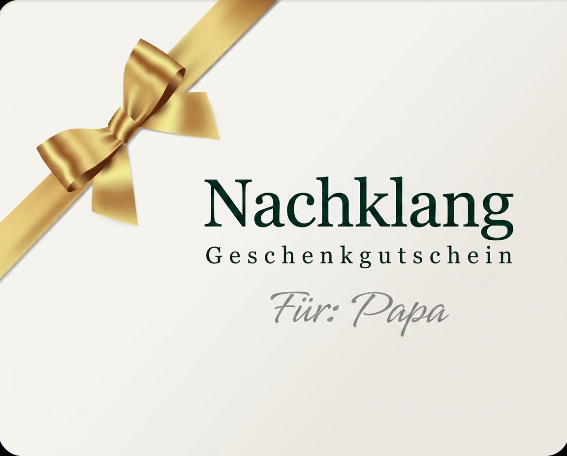 Geschenkurkunde mit Geschenkband
