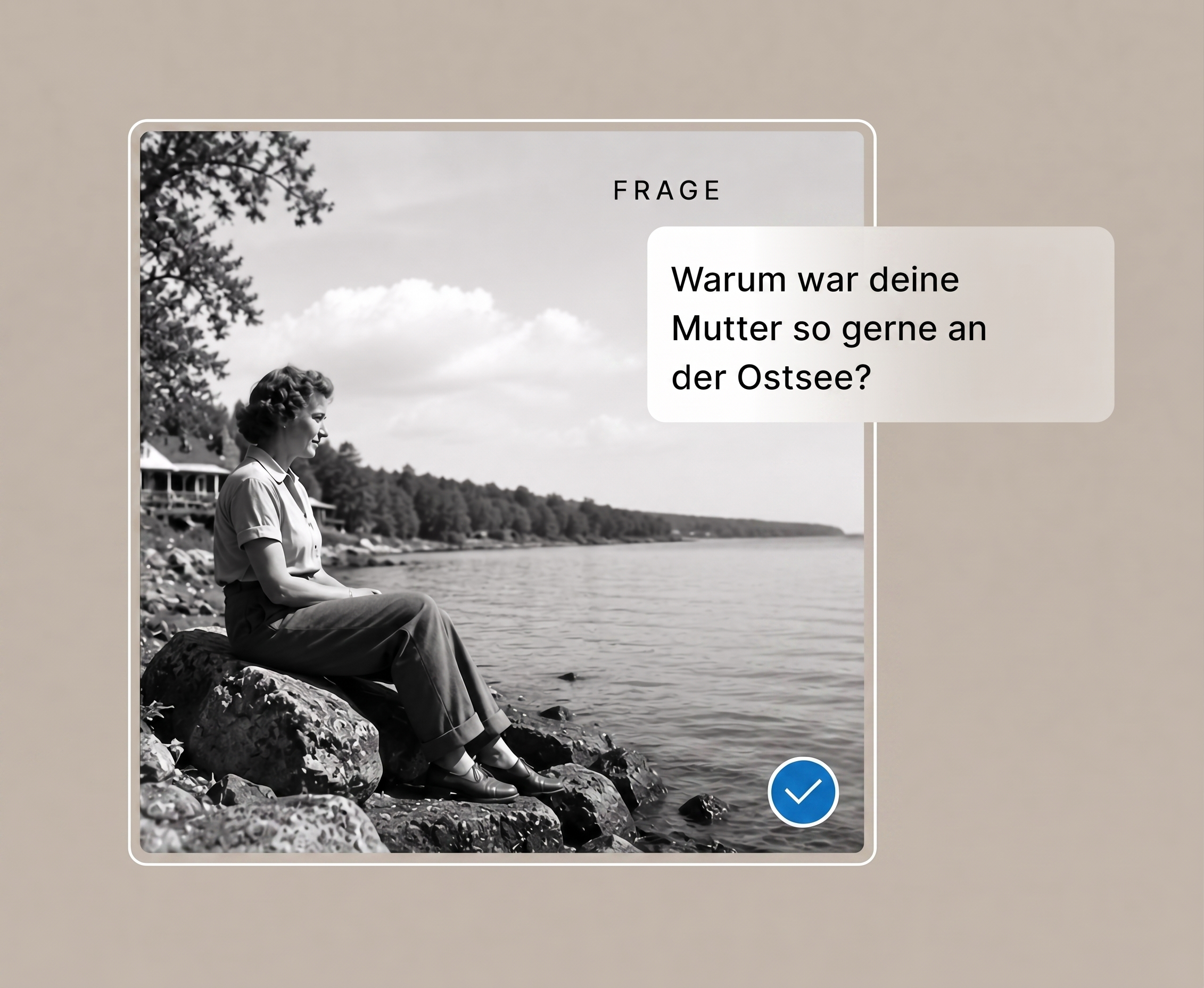 Schritt 1 — Frage per WhatsApp